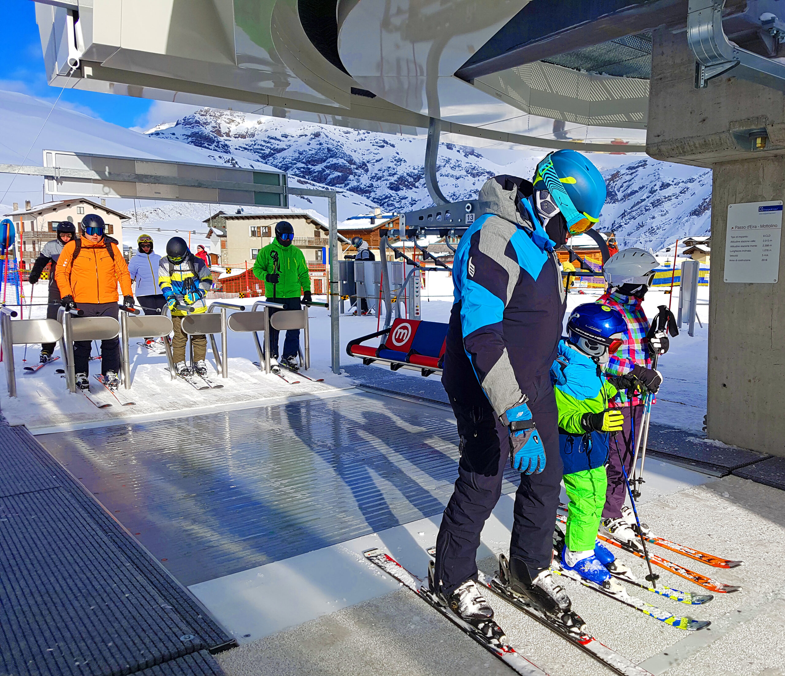 Nastro d'imbarco Mottolino Livigno Team Service Carpet