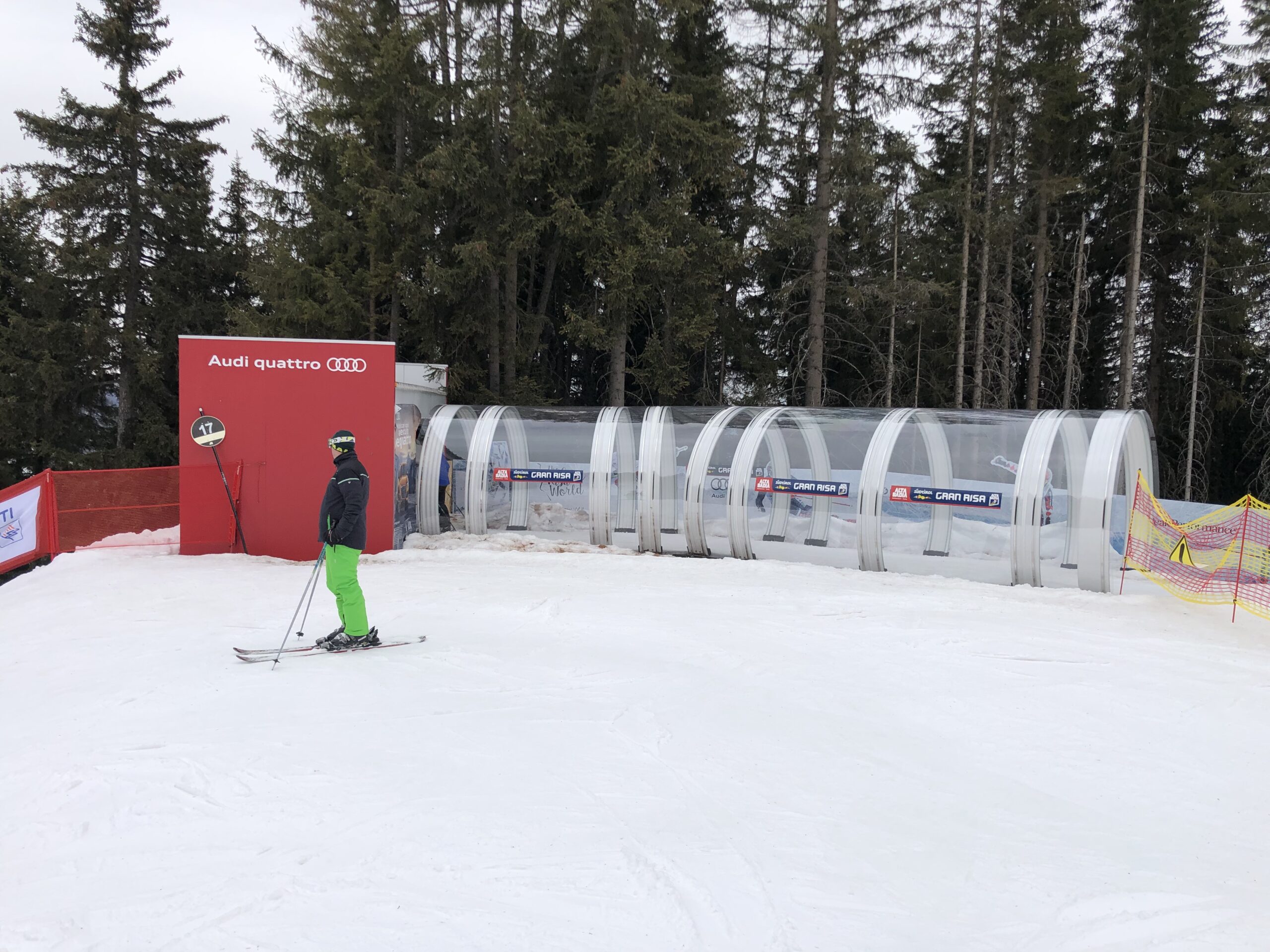 Alta Badia Gran Risa Cupola partenza gara